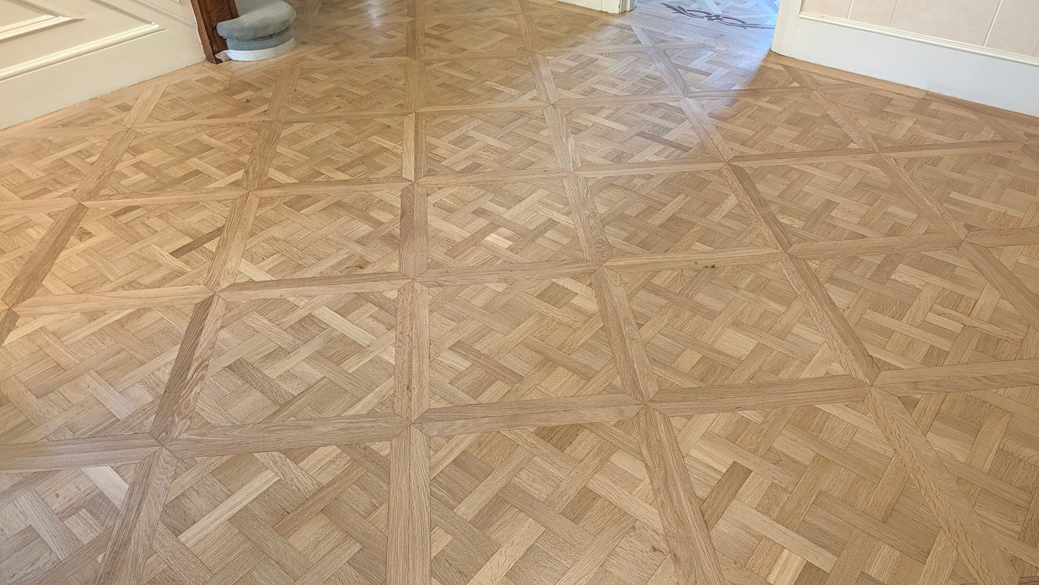 Restoration of a Versailles Parquet Flooring - Putney