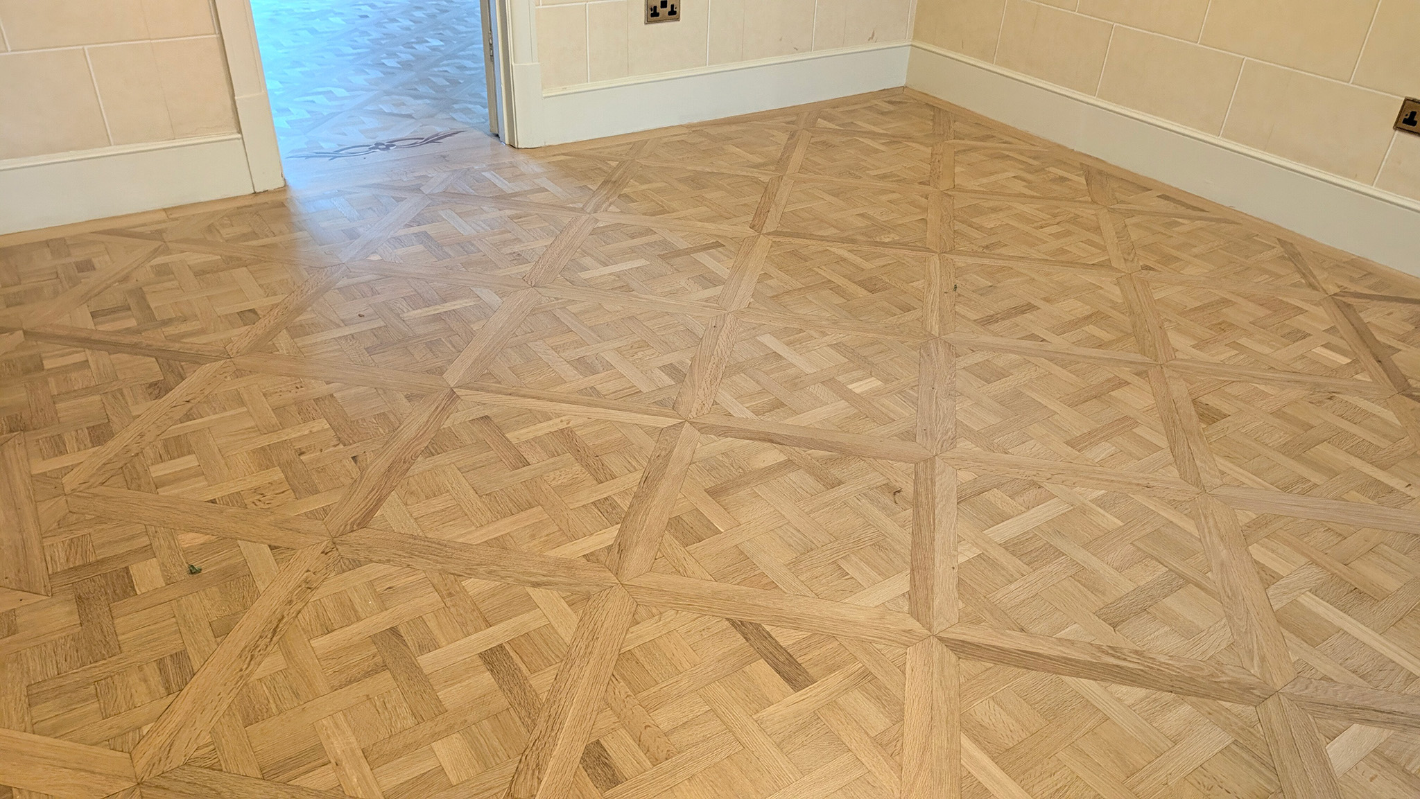 Restoration of a Versailles Parquet Flooring - Putney