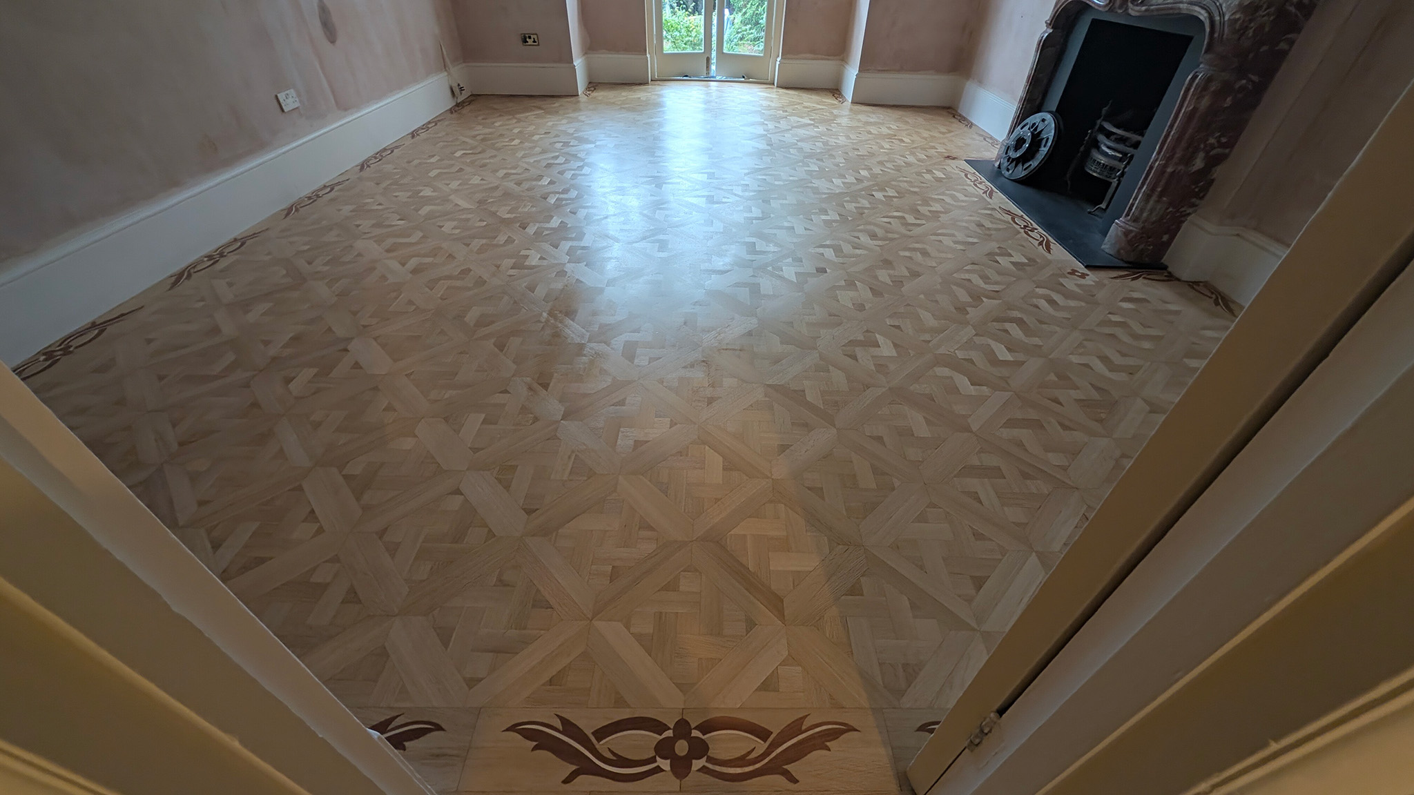 Restoration of a Versailles Parquet Flooring - Putney