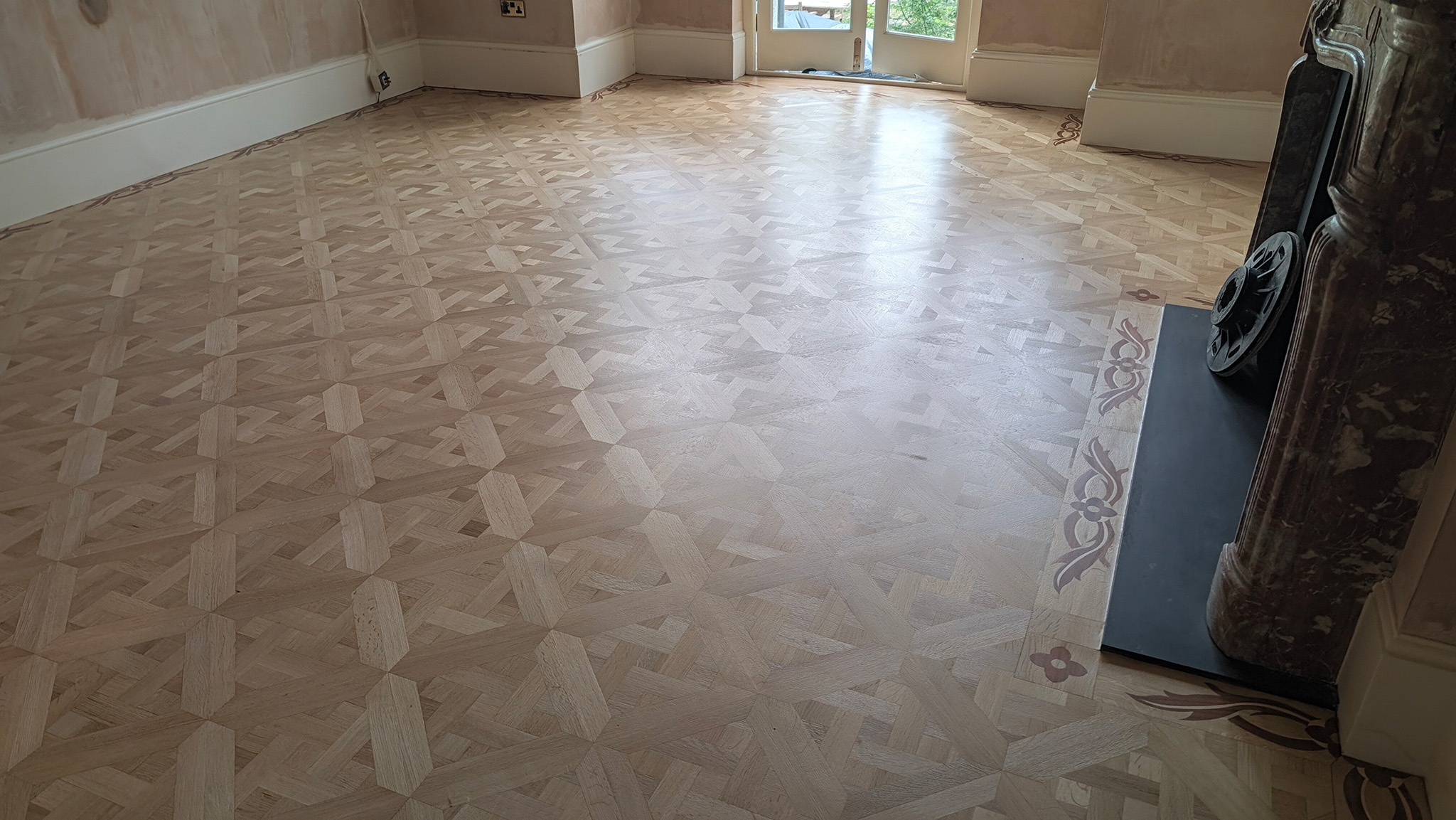 Restoration of a Versailles Parquet Flooring - Putney