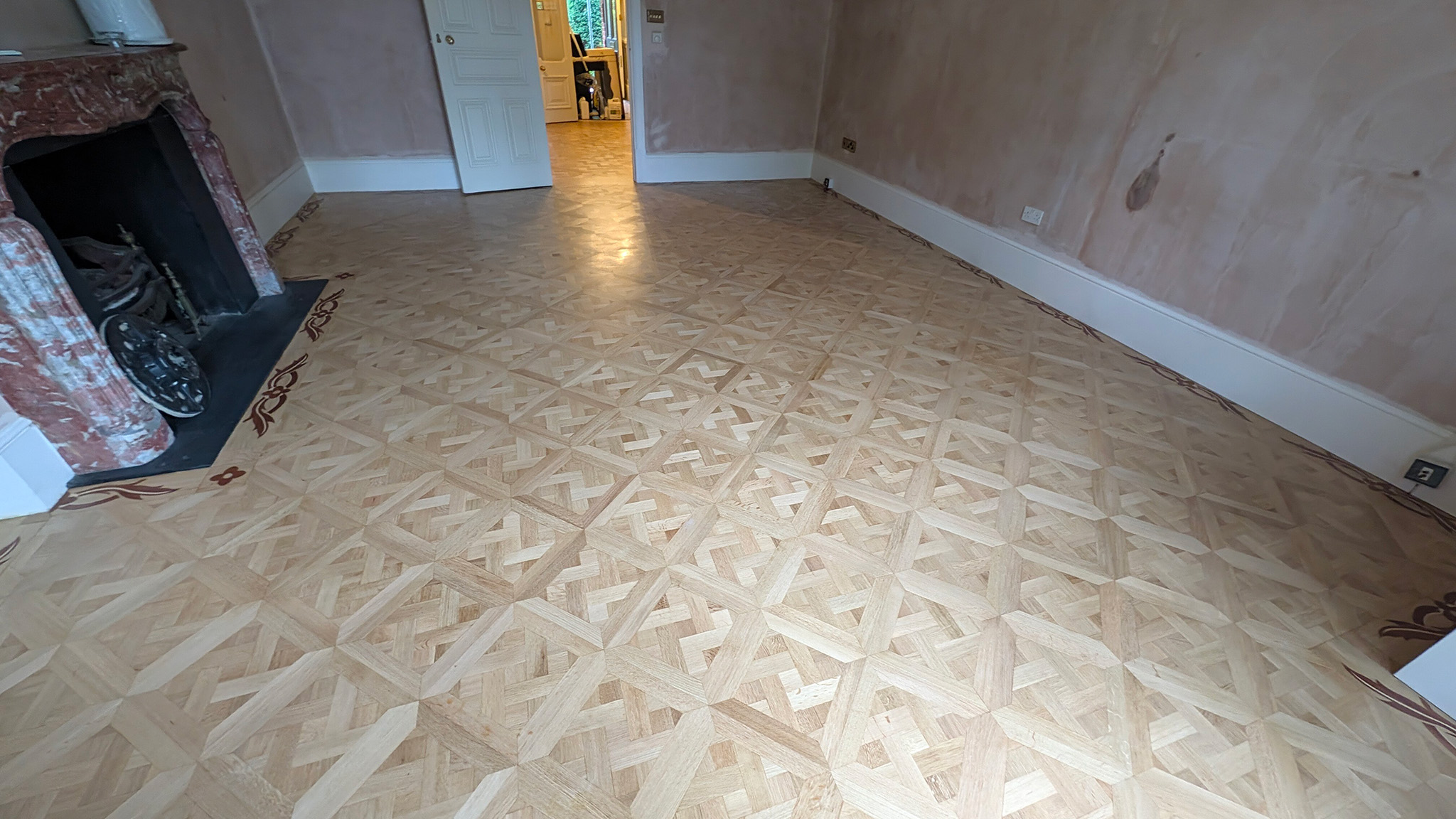 Restoration of a Versailles Parquet Flooring - Putney