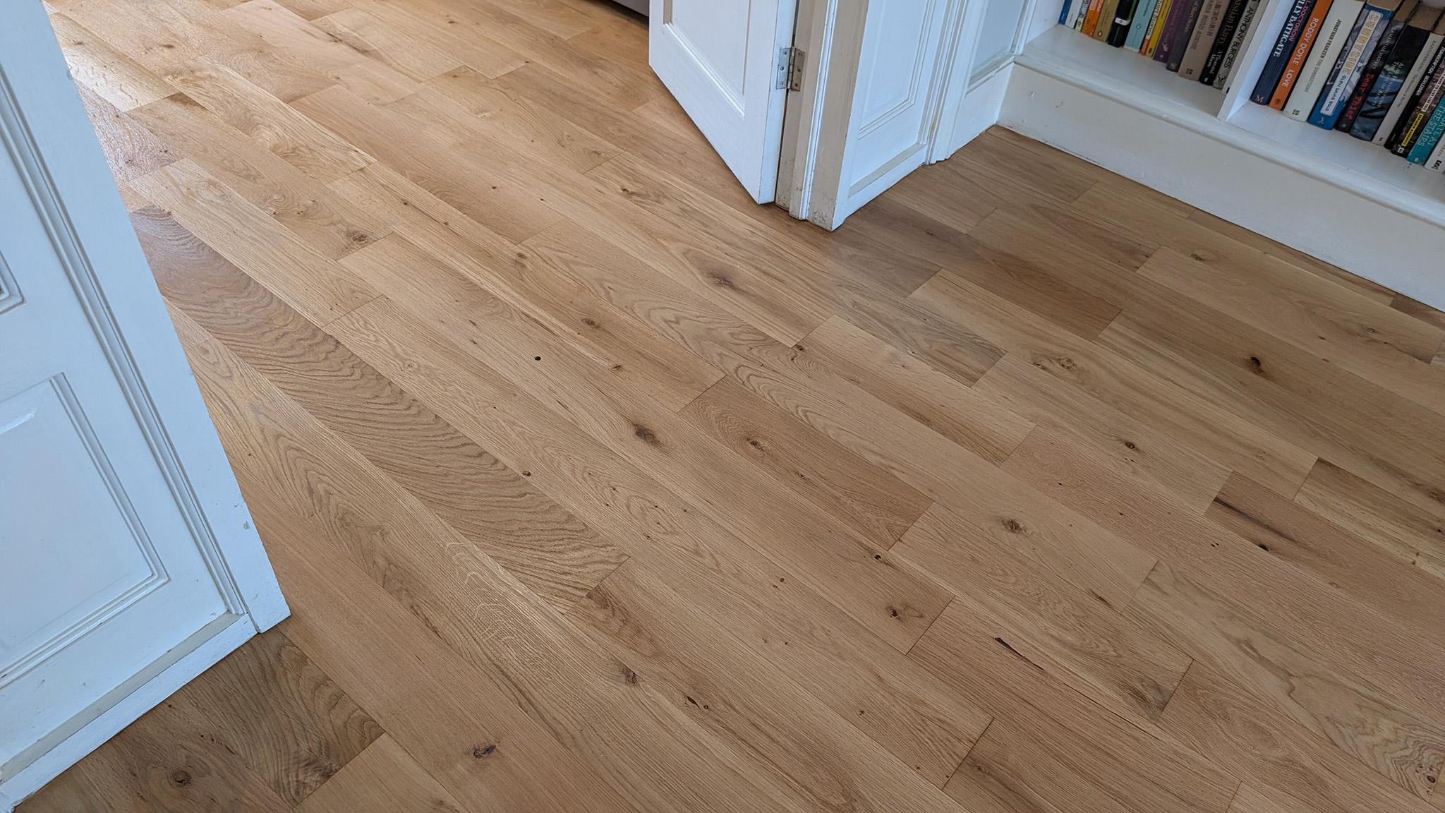 Solid Oak Flooring Restoration - Sutton