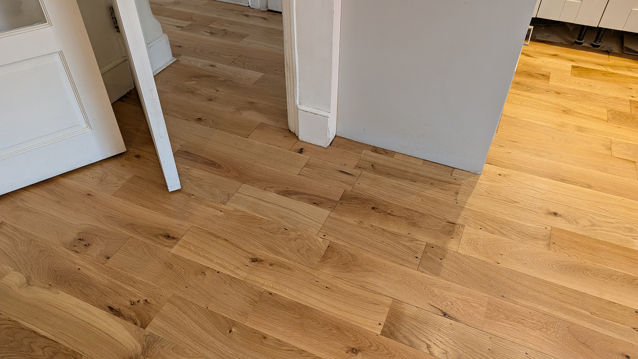 Solid Oak Flooring Restoration - Sutton