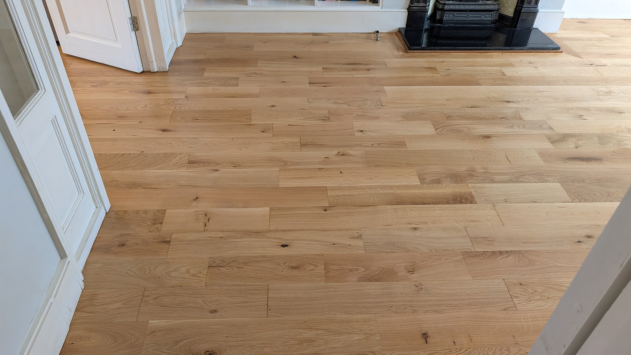 Solid Oak Flooring Restoration - Sutton