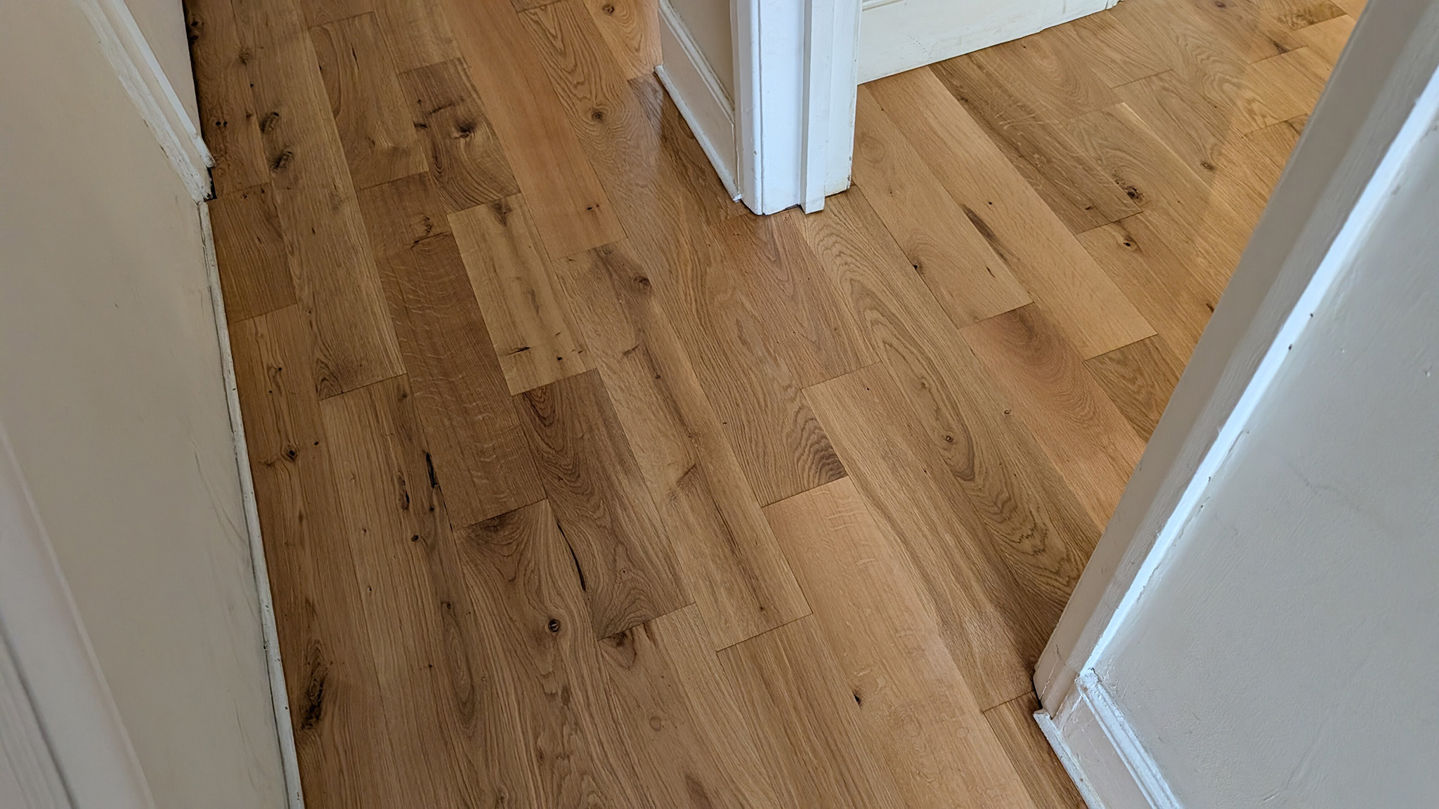 Solid Oak Flooring Restoration - Sutton