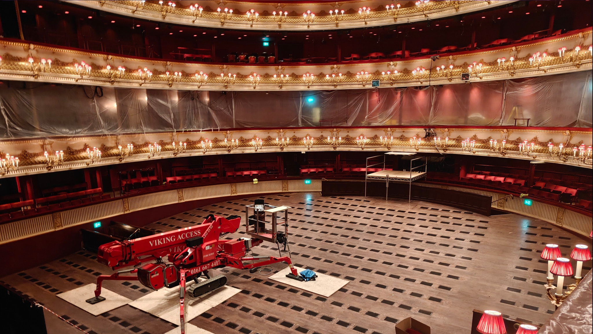 Royal Opera House Auditorium Restoraion 2026 - Central London