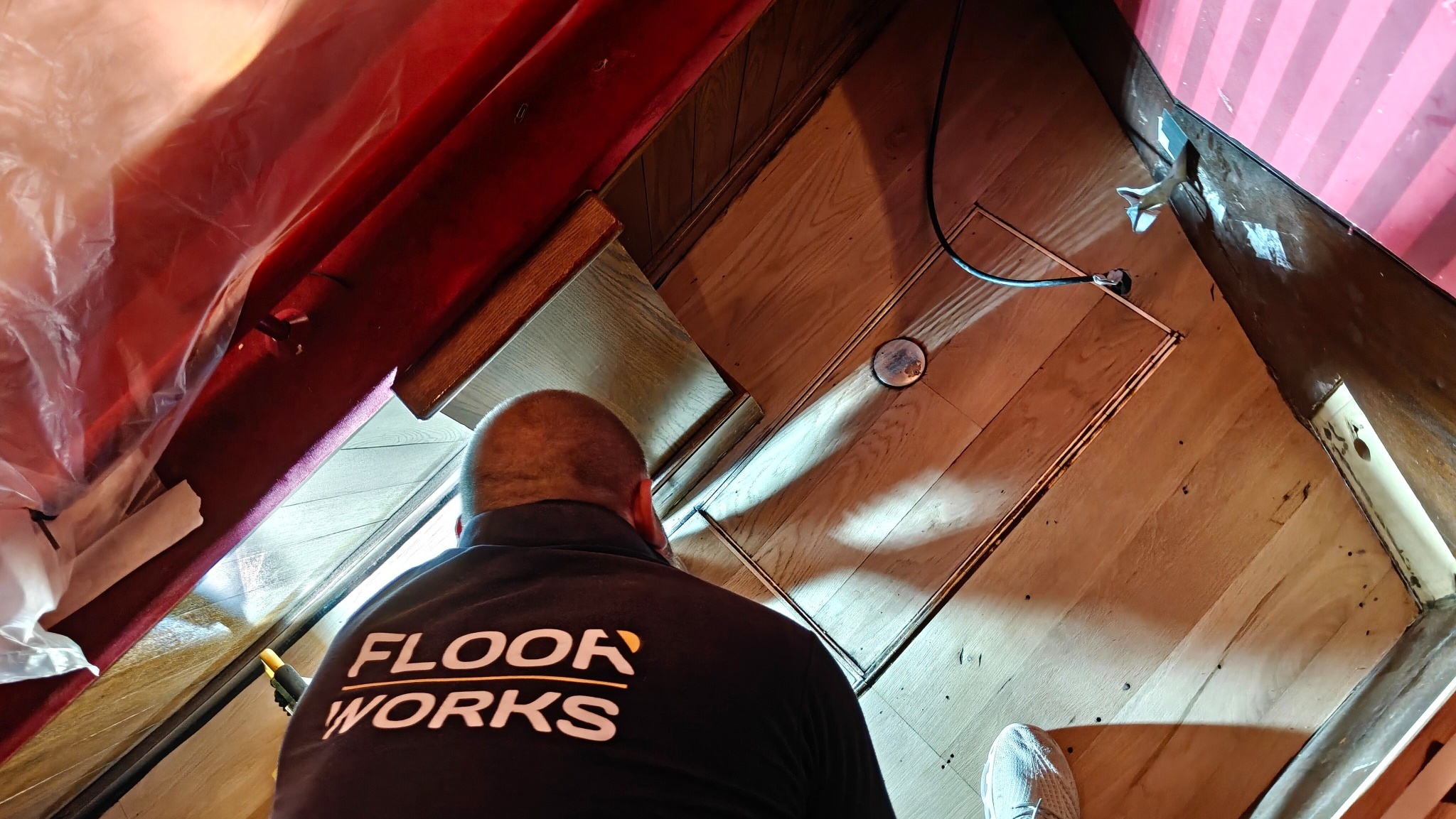 Floor Sanding in Progress - Central London