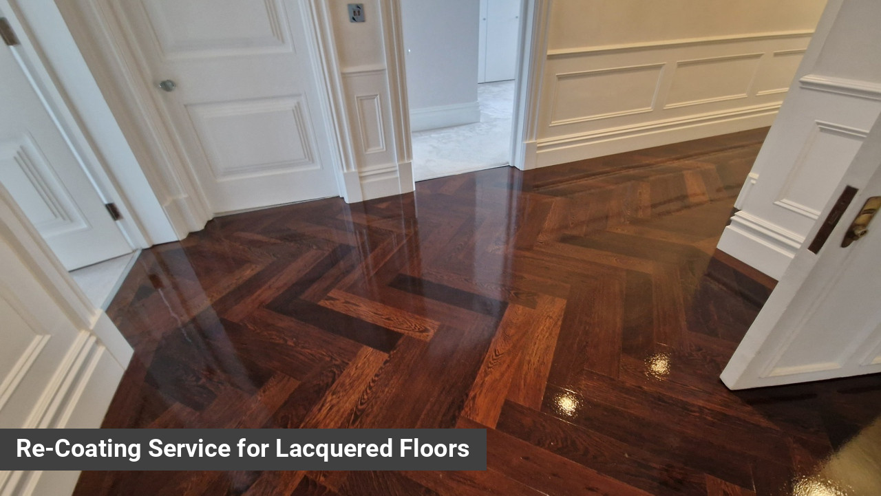 Re-Coating Service for Lacquered Floors