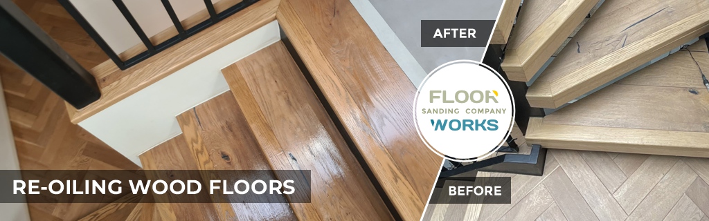 Oiling For Oak Staircase by Floorworks