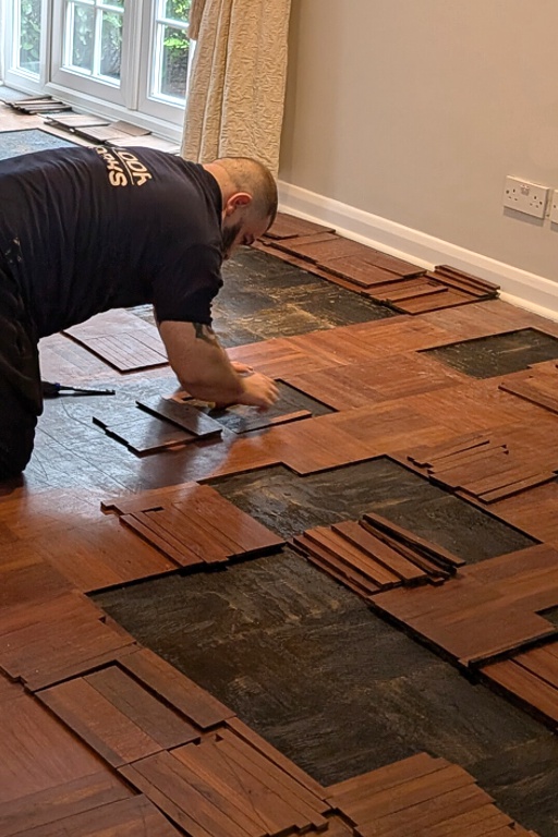Parquet Flooring Repairs by Floorworks