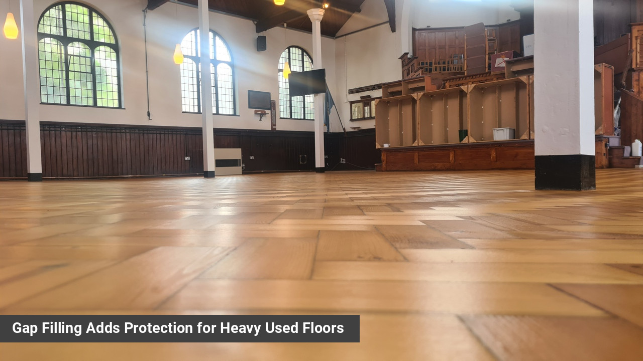 Gap Filling Adds Protection for Heavy Used Floors