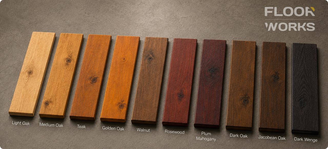 Popular Morrells Light Fast Stains used by Floorworks