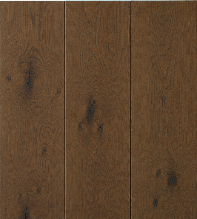Oak Plank Stained in Morrells LF Dark Oak colour