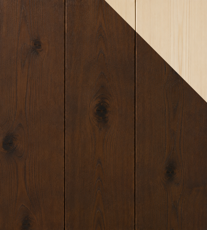 Floorboards Stained with Morrells Jocabean Oak colour