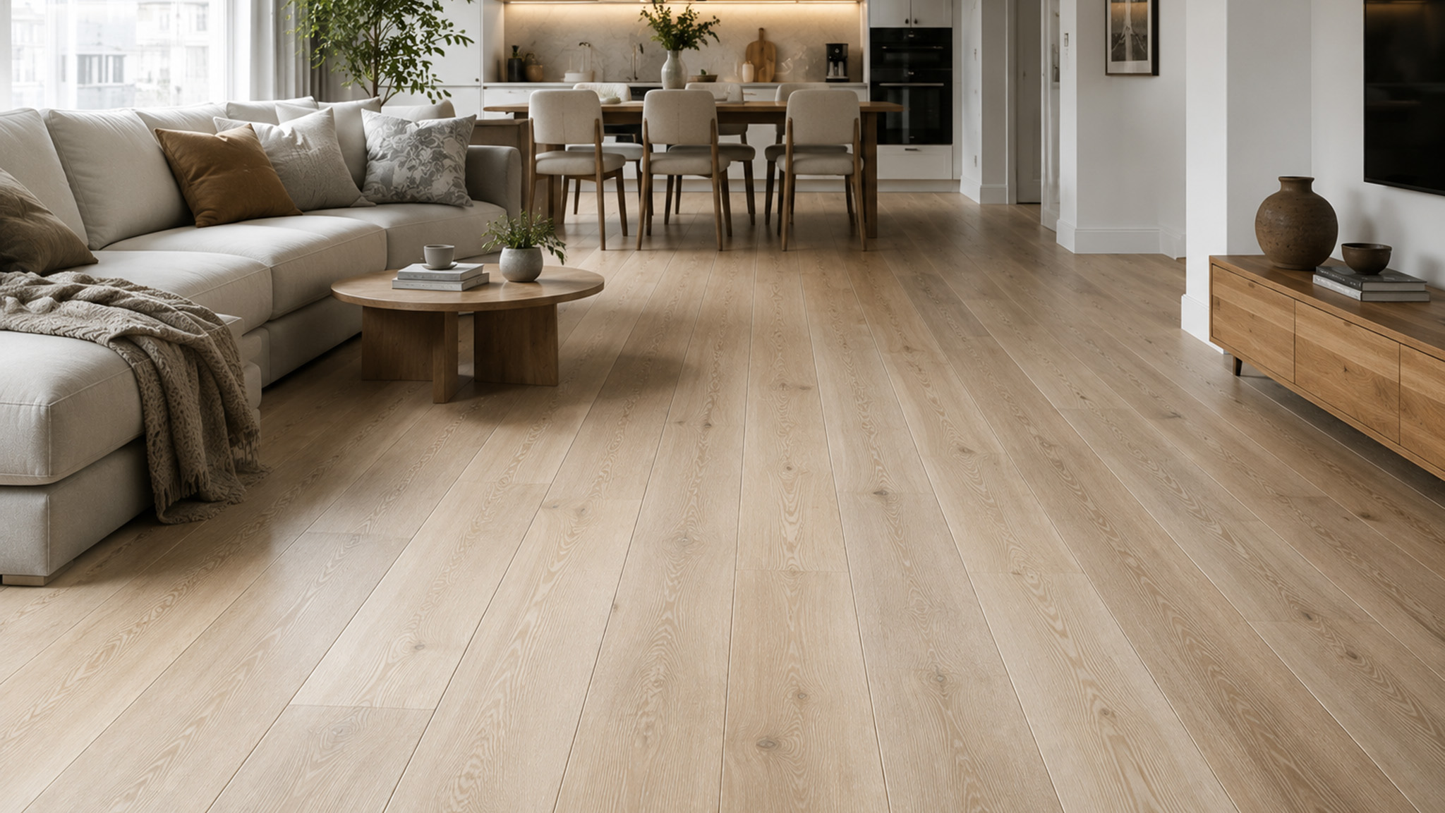 Colour combination for wooden floors
