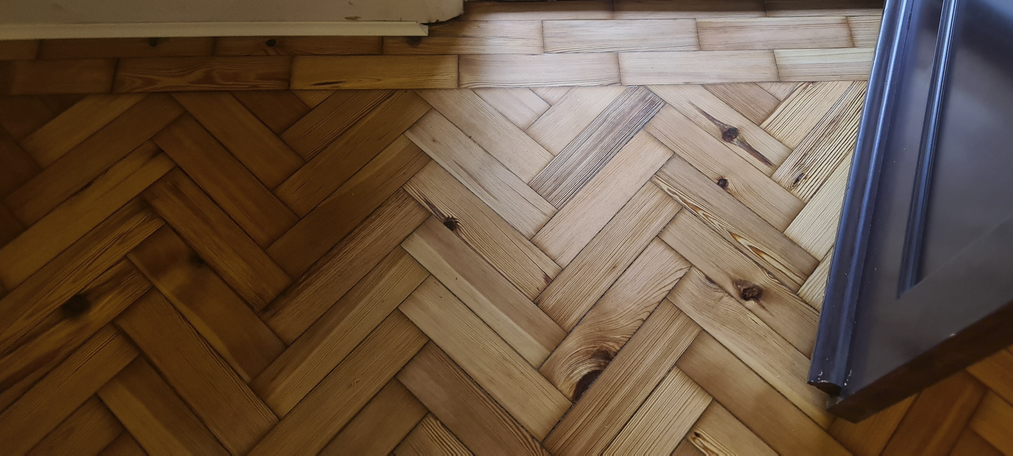Pine Parquet Floor Restoration