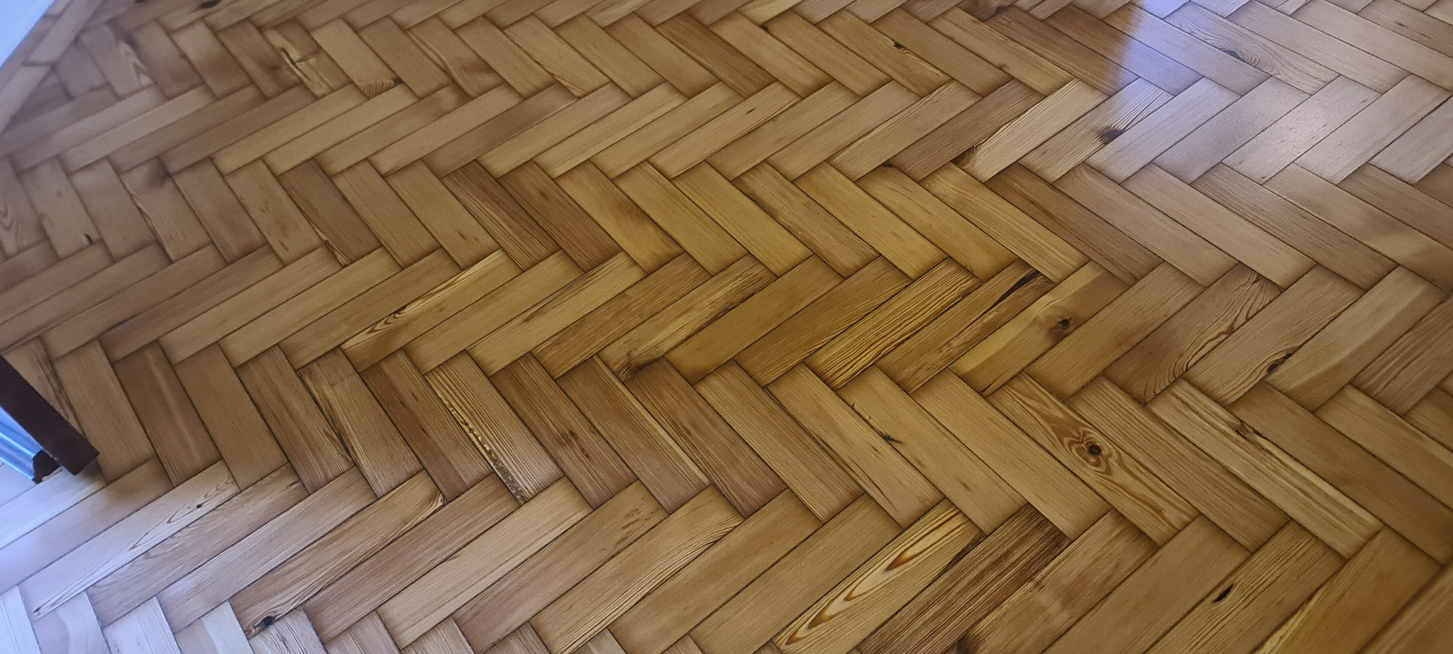 Pine Parquet Floor Restoration