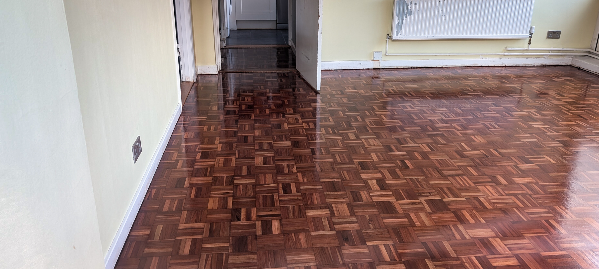 Restoration of Mosaic Finger Parquet Flooring