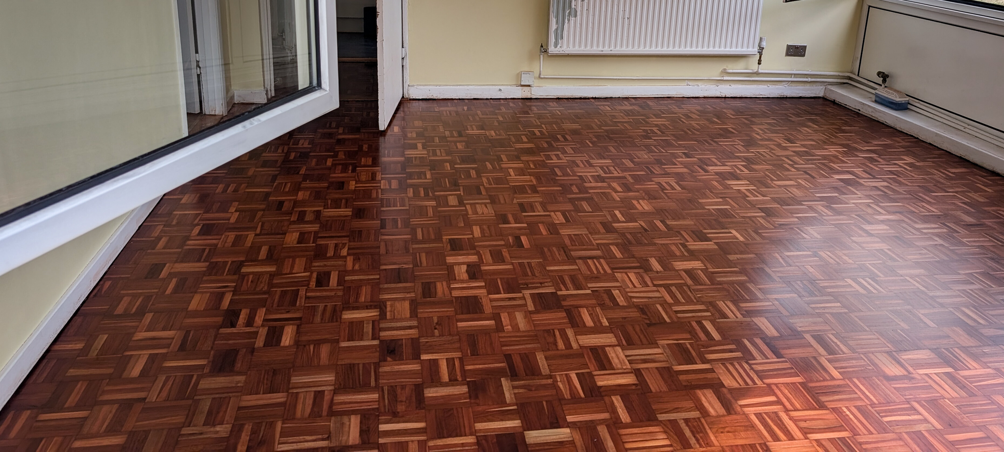 Mosaic Fingers Parquet Flooring Restoration