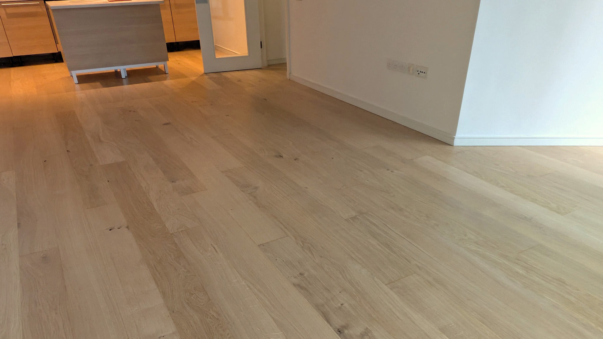 Invisible / Raw Oak Flooring Restoration