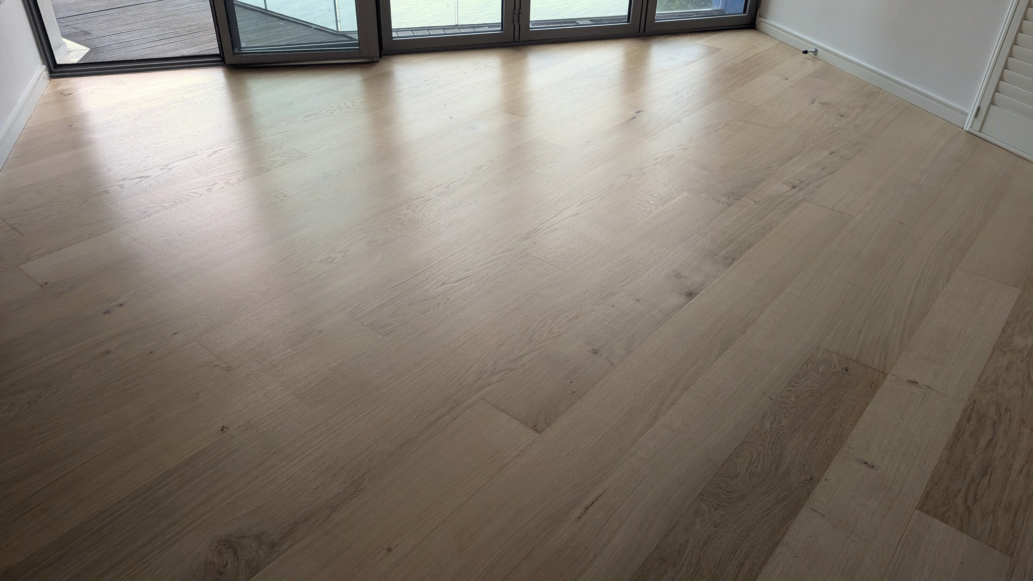 Invisible / Raw Oak Flooring Restoration