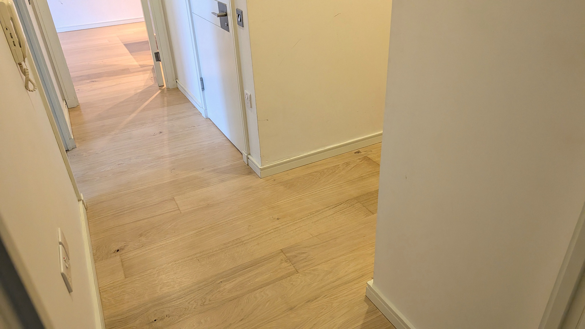 Invisible / Raw Oak Flooring Restoration