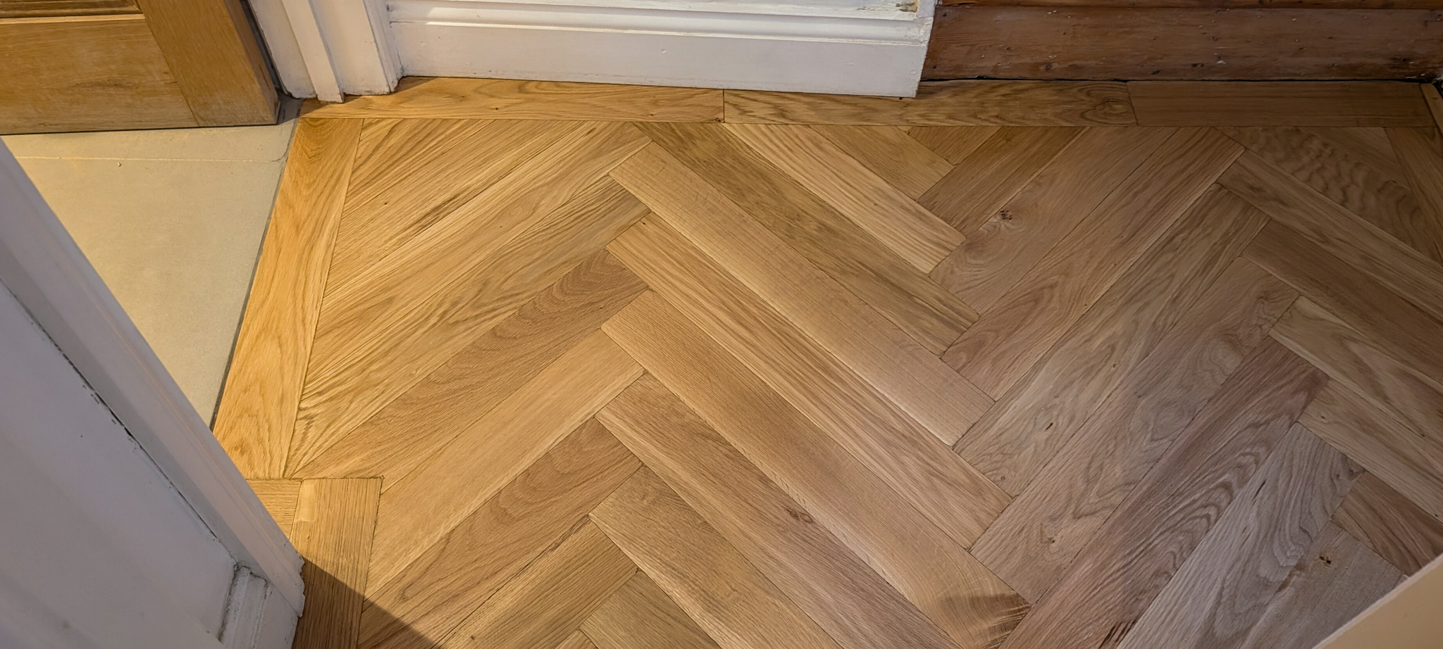 Oak Parquet Flooring Restoration