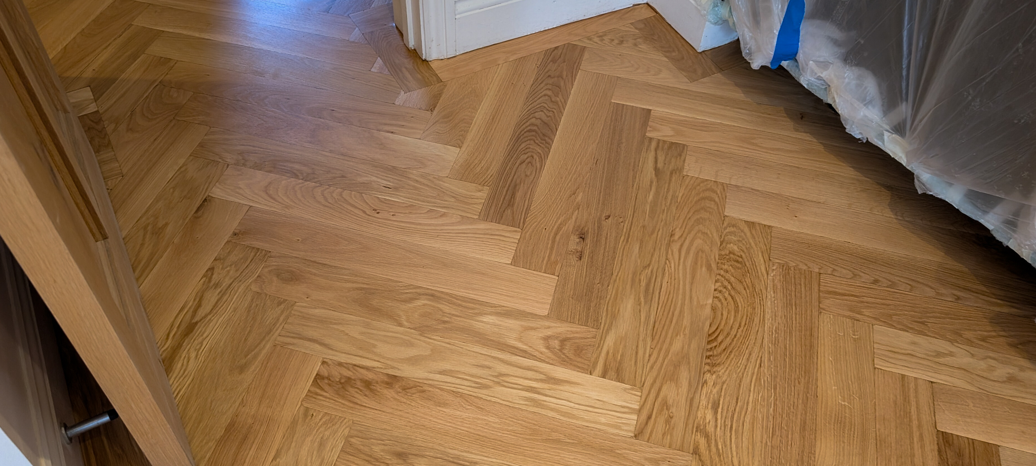 Oak Parquet Flooring Restoration
