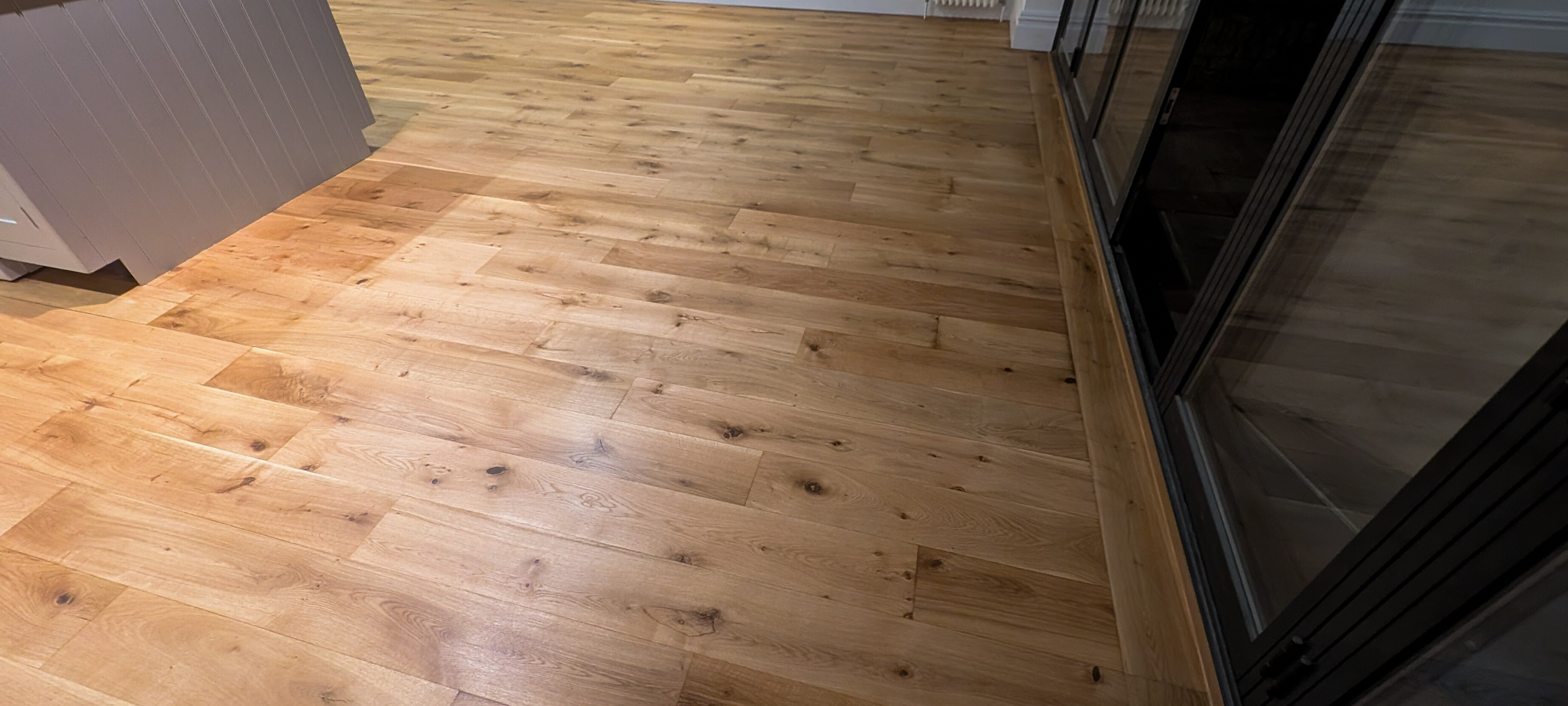 Engineered oak flooring renovation