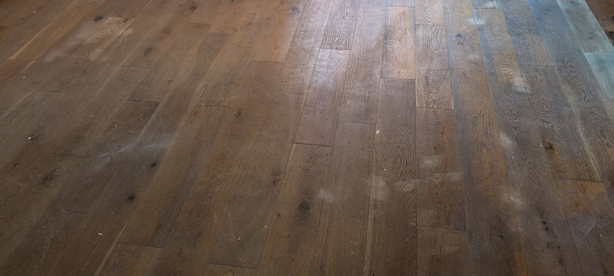 Before Restoring the Hardwood Floor