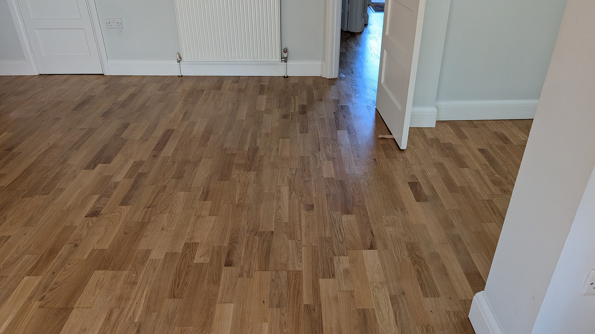 Engineered Oak Flooring Restoration