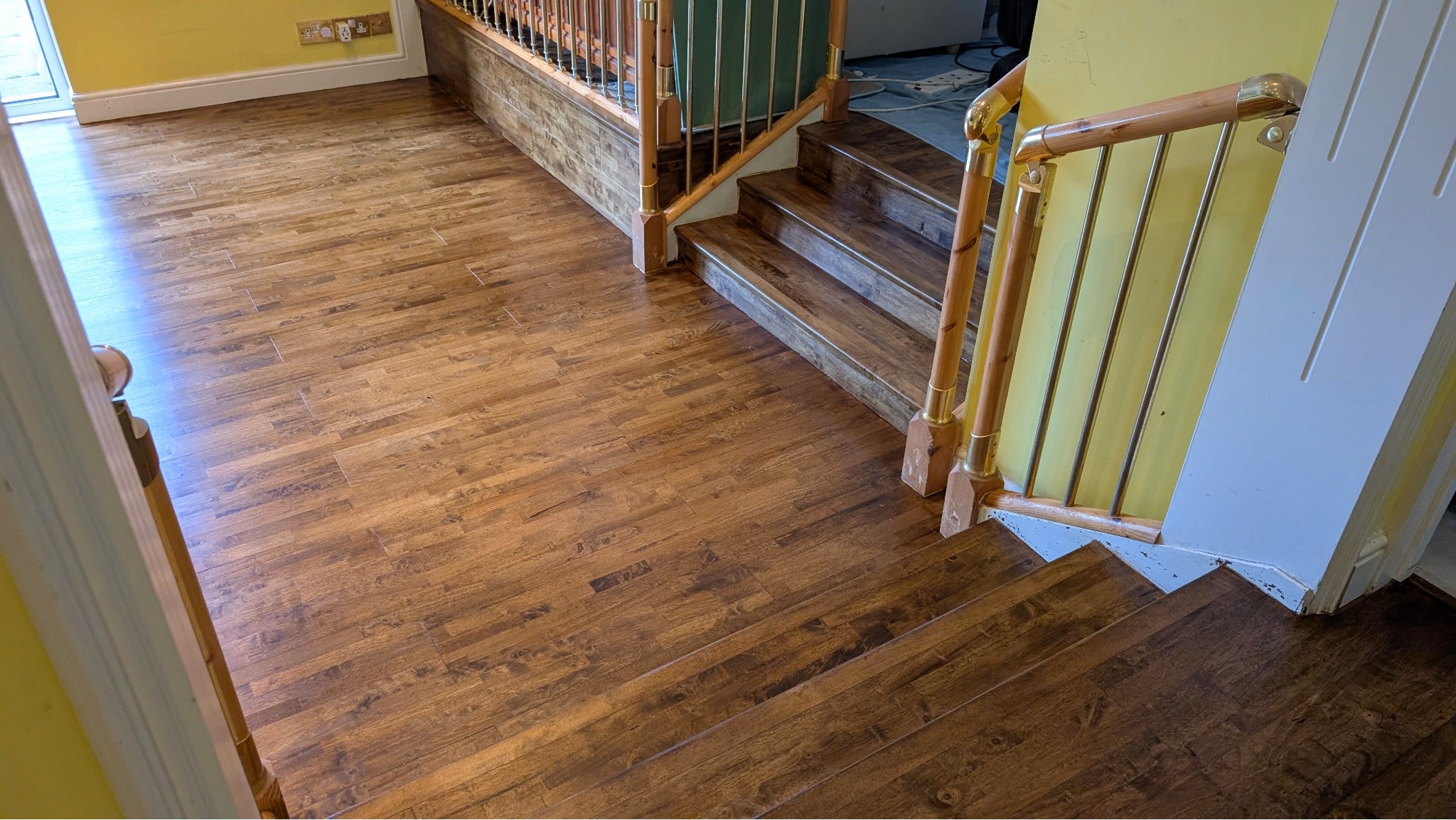 Sanding & Staining Beech Flooring