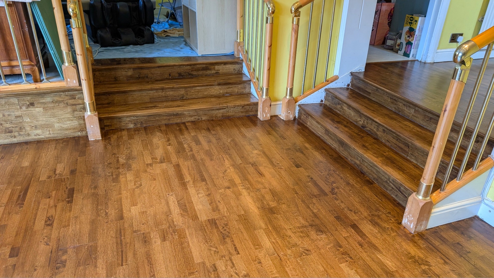 Sanding & Staining Beech Flooring