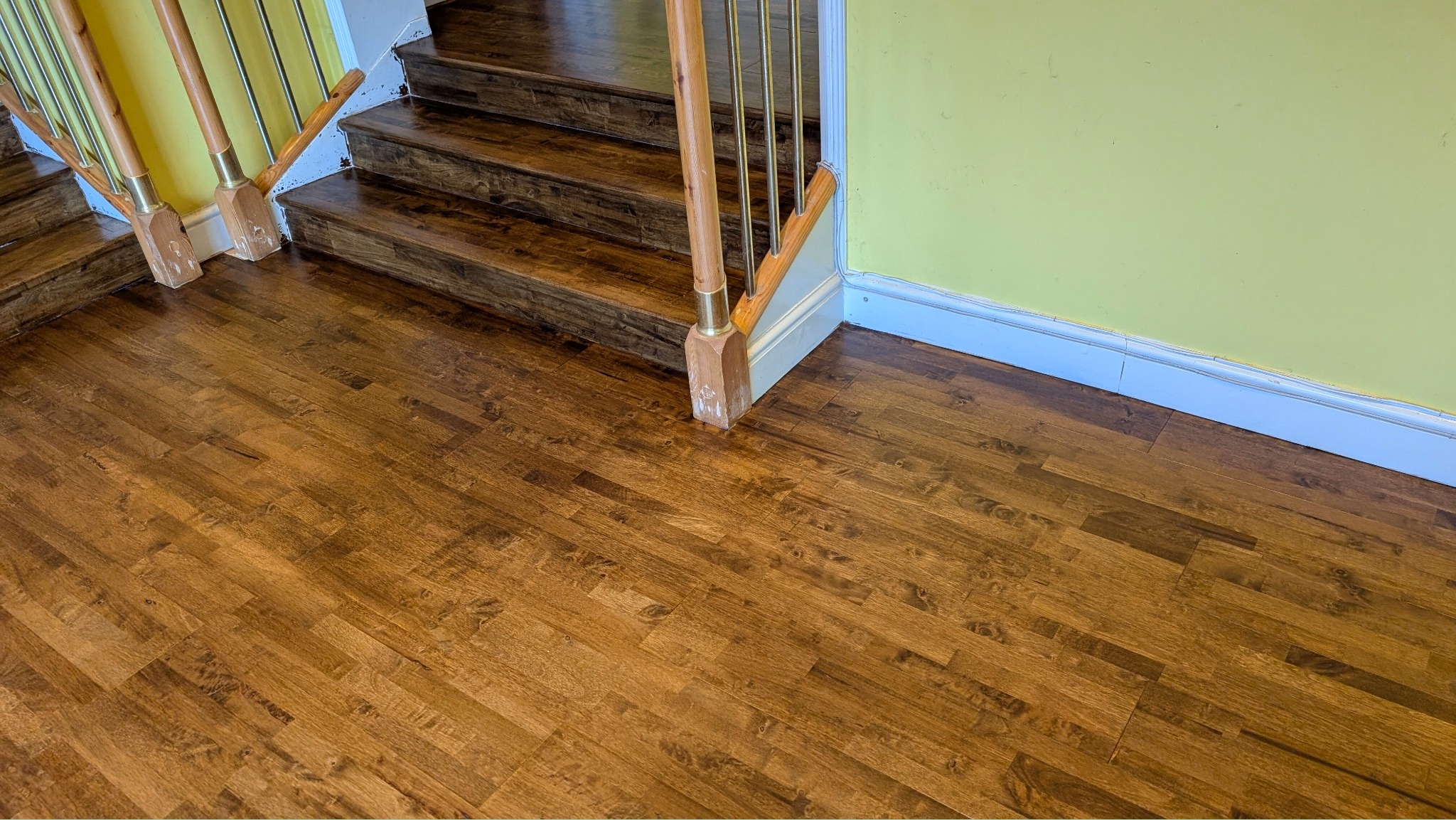 Sanding & Staining Beech Flooring