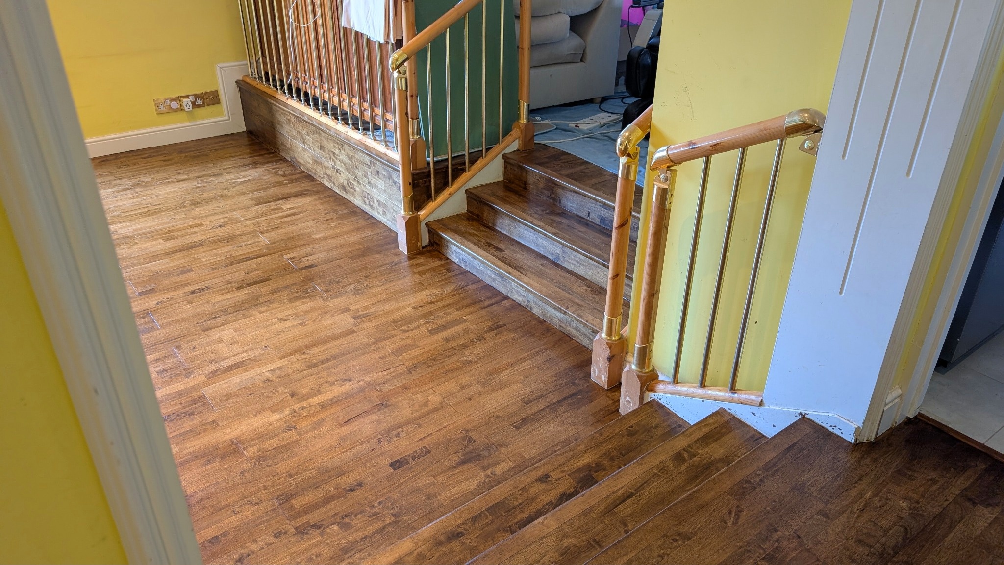 Sanding & Staining Beech Flooring