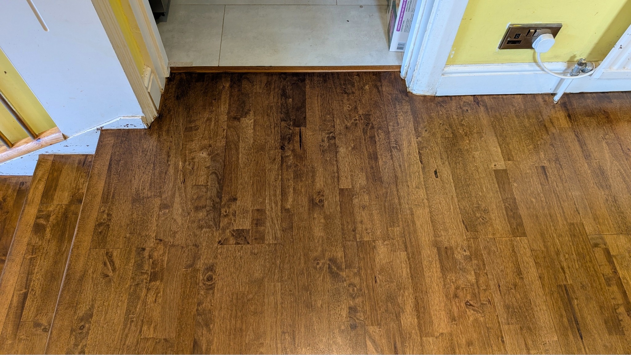 Sanding & Staining Beech Flooring