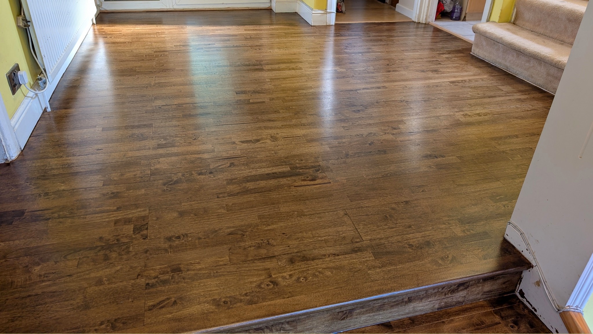 Sanding & Staining Beech Flooring