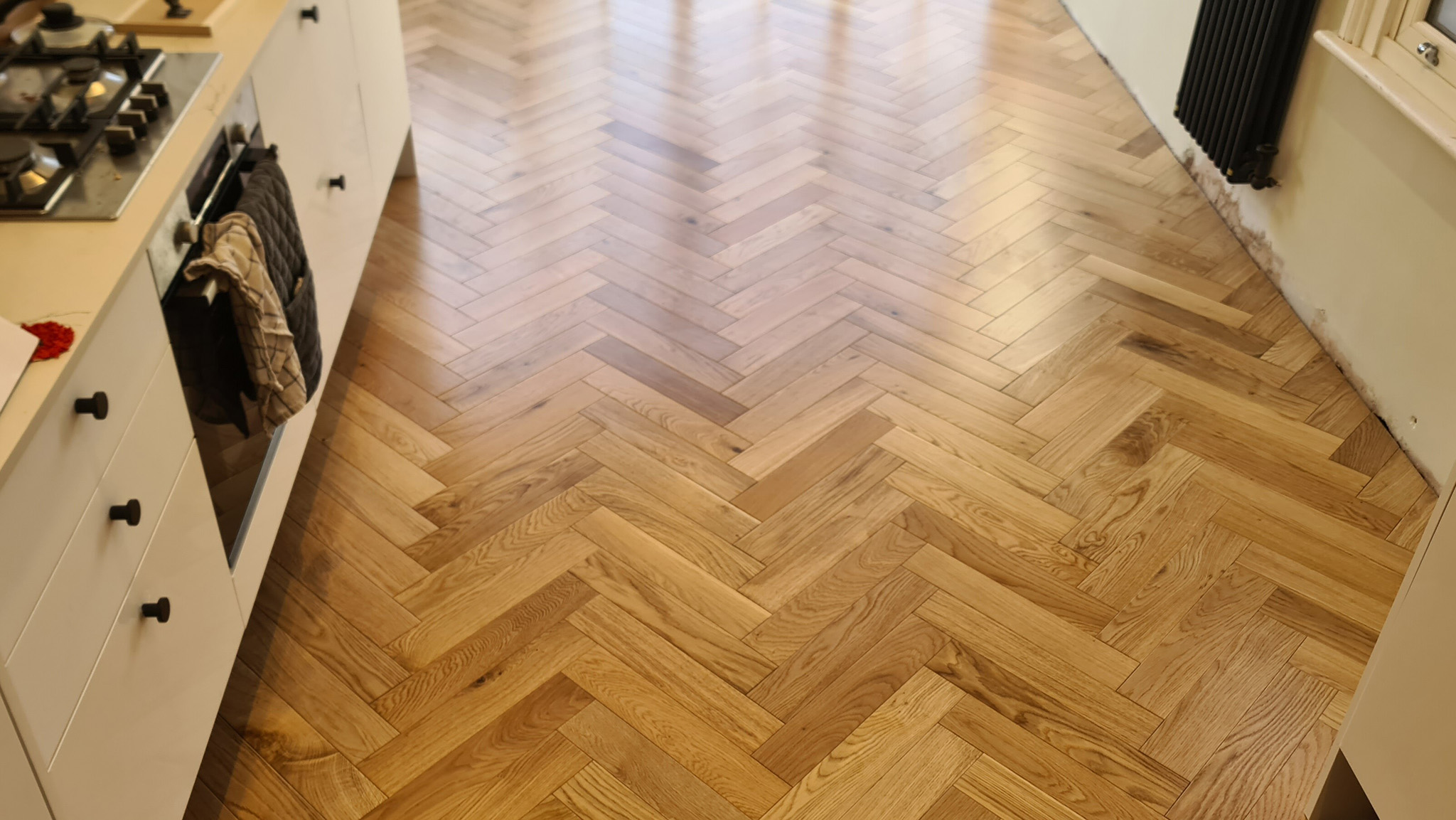 Parquet Oak Flooring Installation