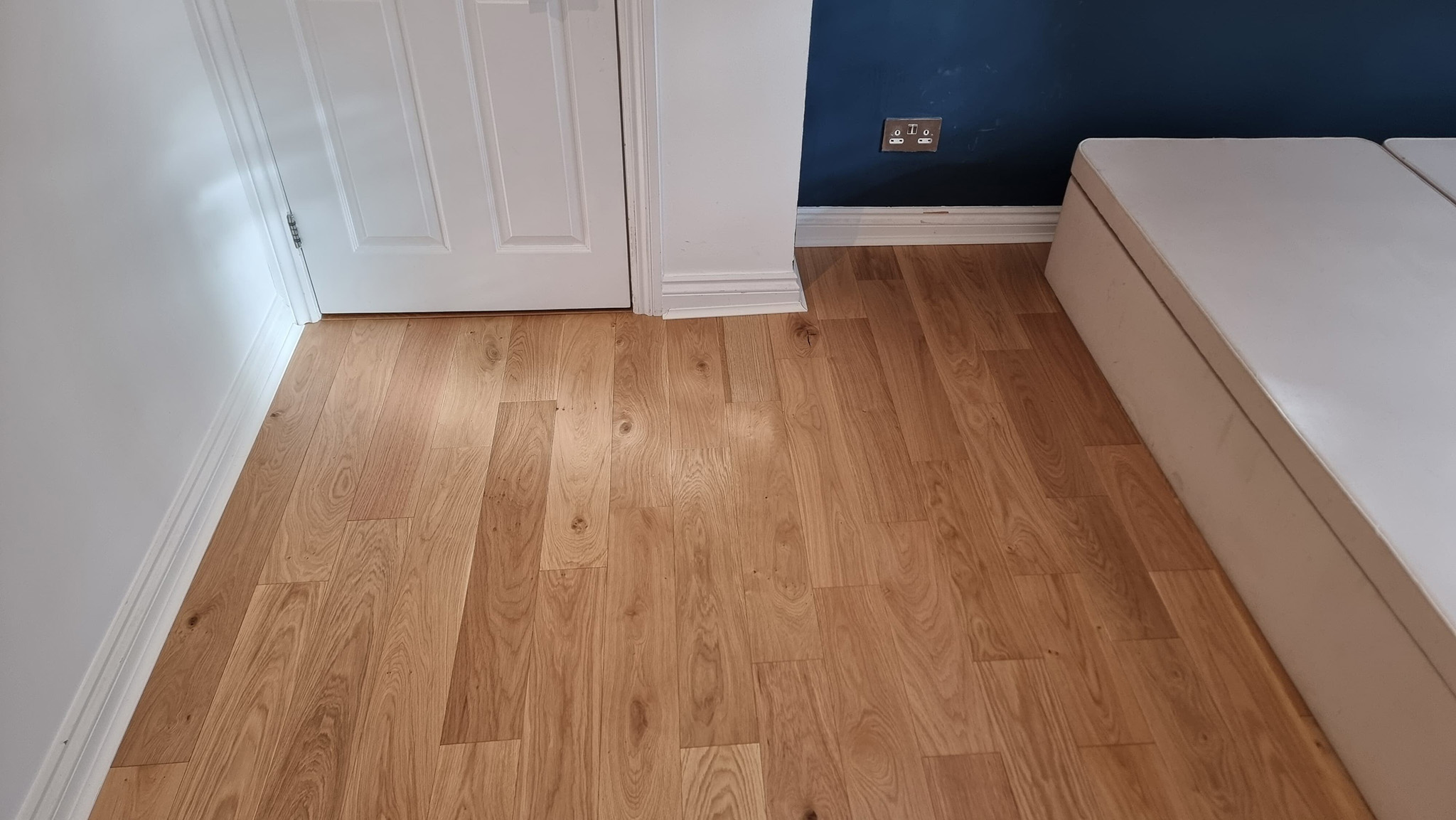 Installation of Timberlay Engineered Oak Wood Flooring in Ealing, W5, W13