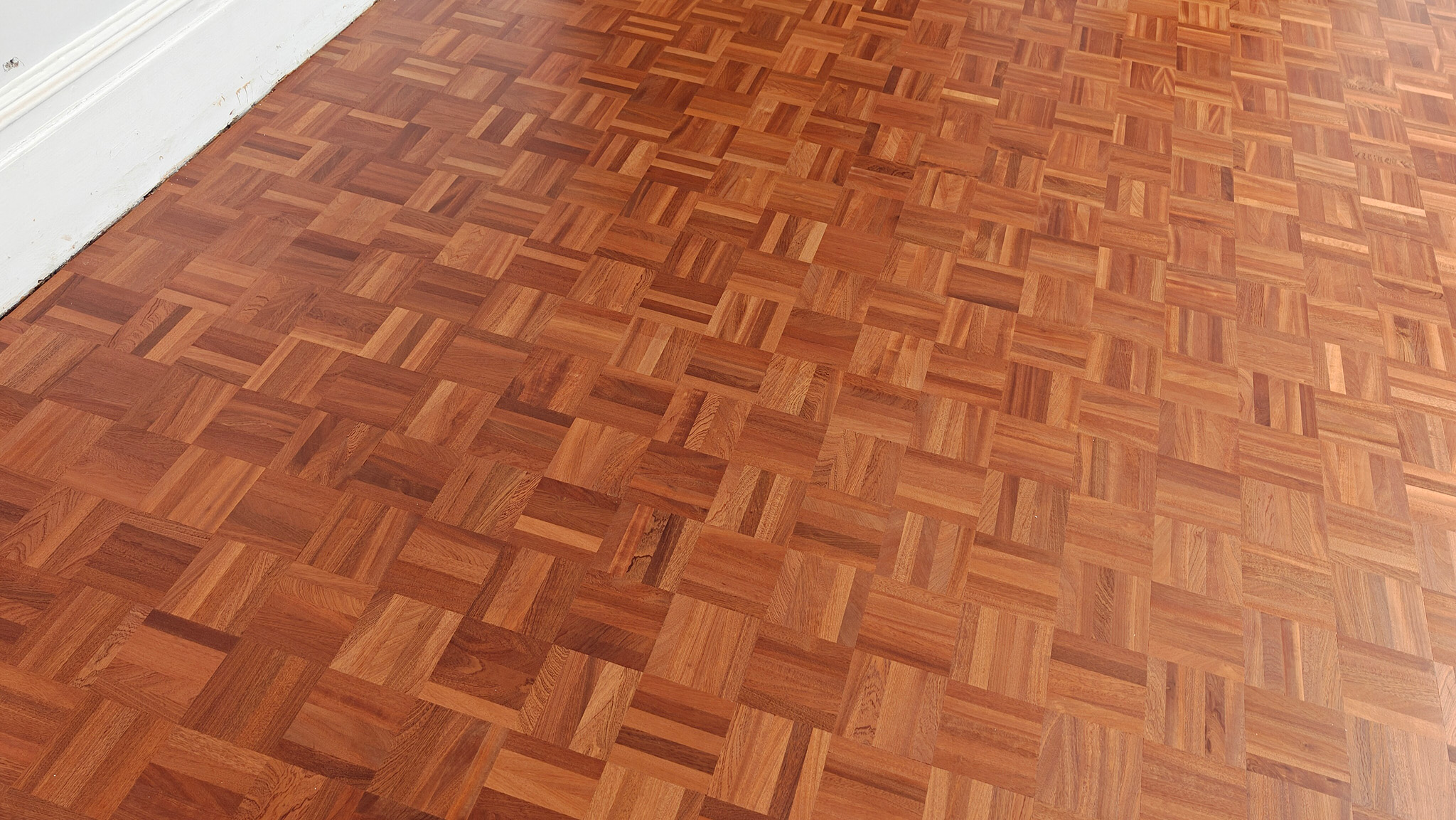 Mahogany Parquet Flooring Installation