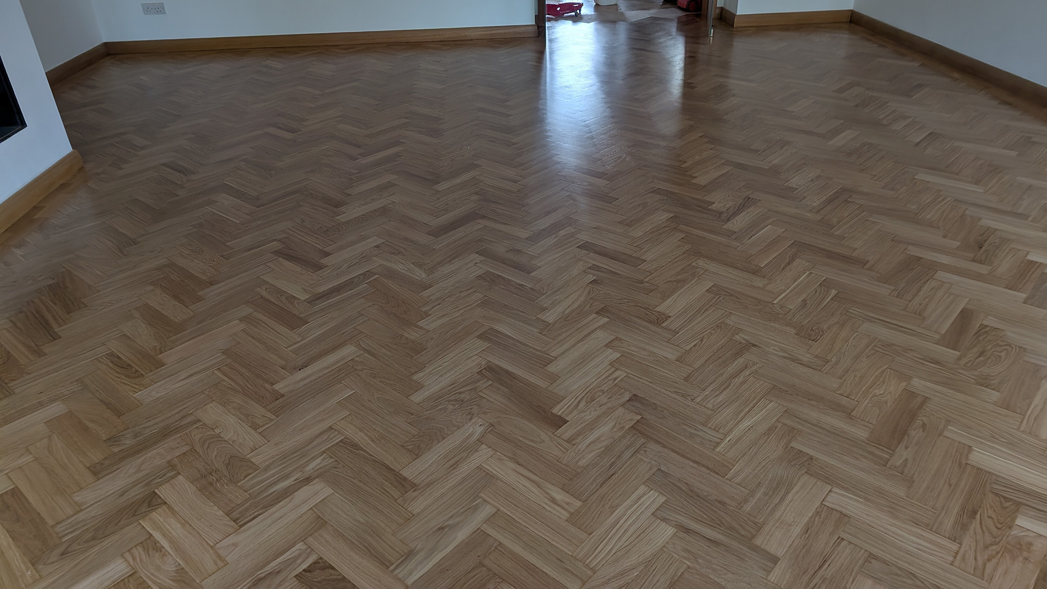 Engineered Oak Flooring Restoration & Gap Filling