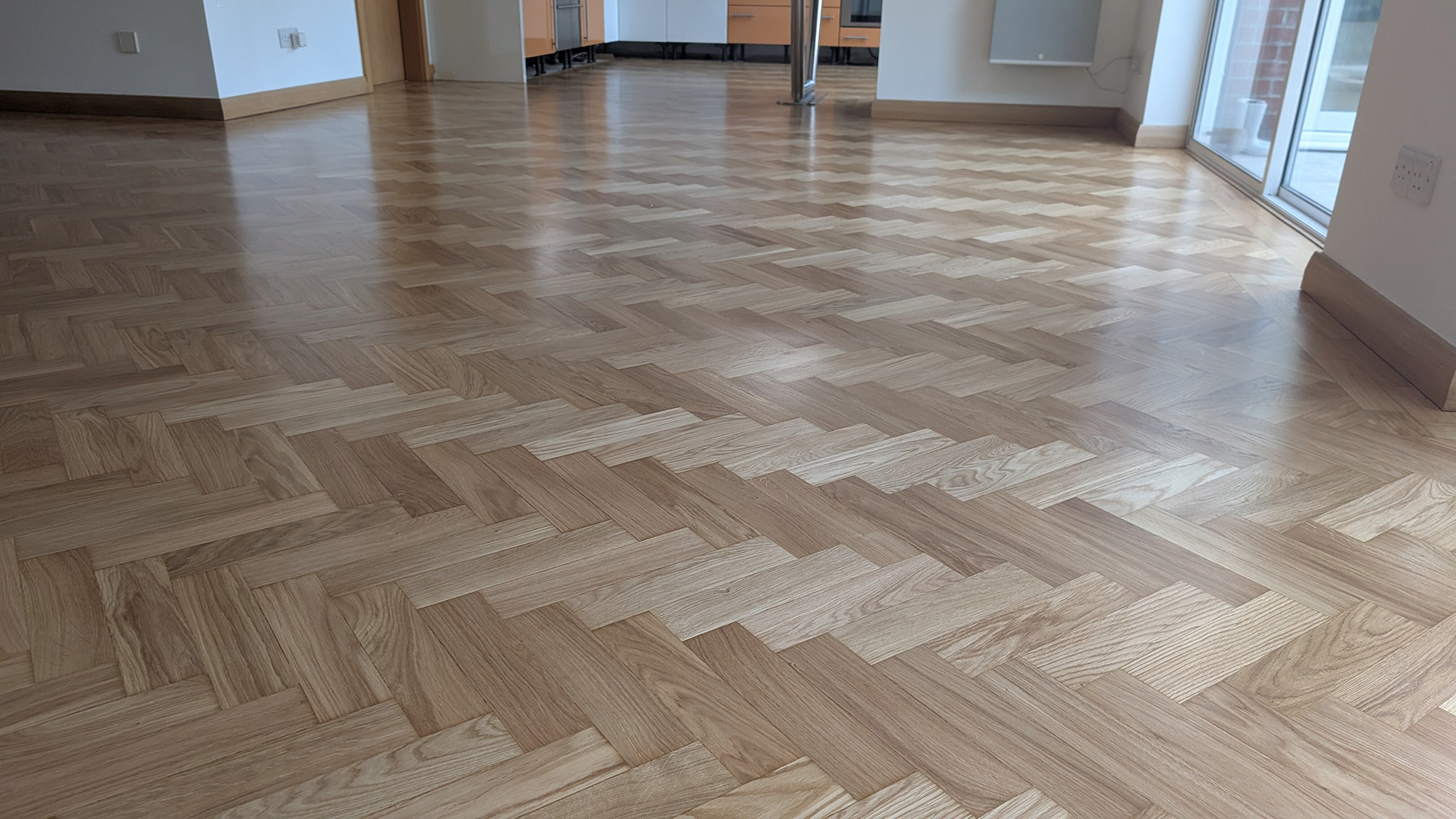 Engineered Oak Flooring Restoration & Gap Filling