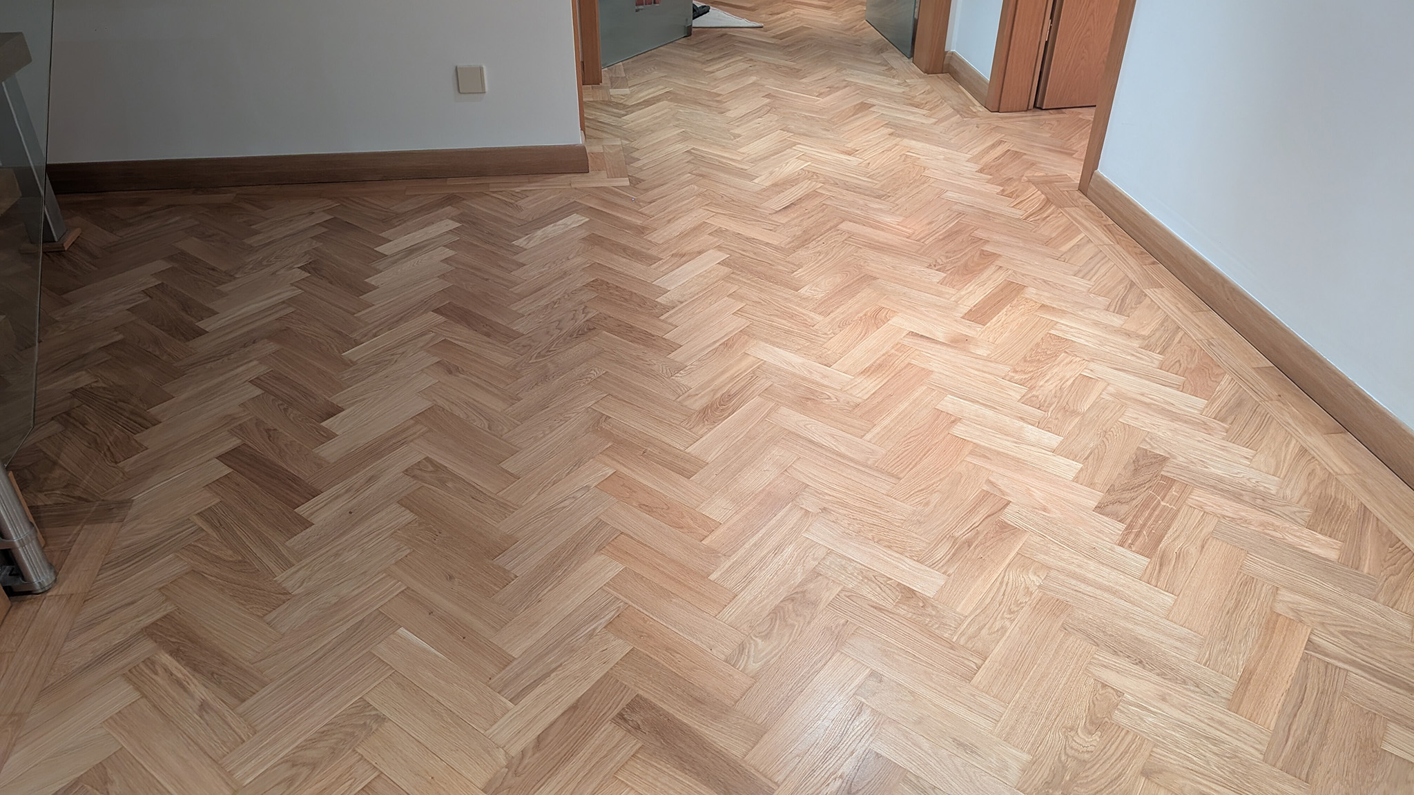 Engineered Oak Flooring Restoration & Gap Filling
