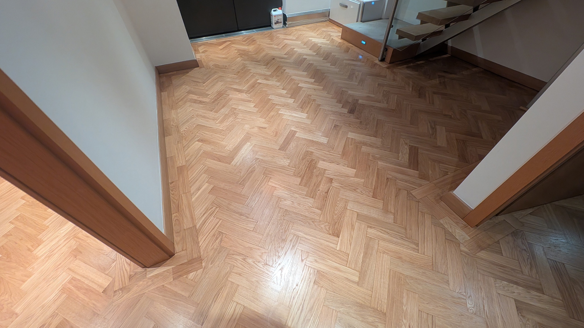 Engineered Oak Flooring Restoration & Gap Filling