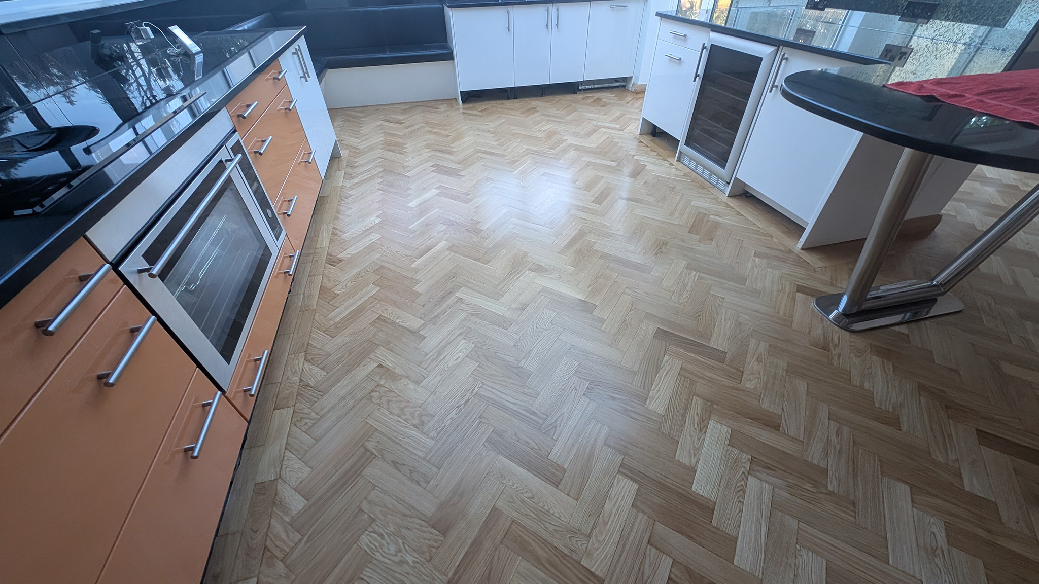Engineered Oak Flooring Restoration & Gap Filling