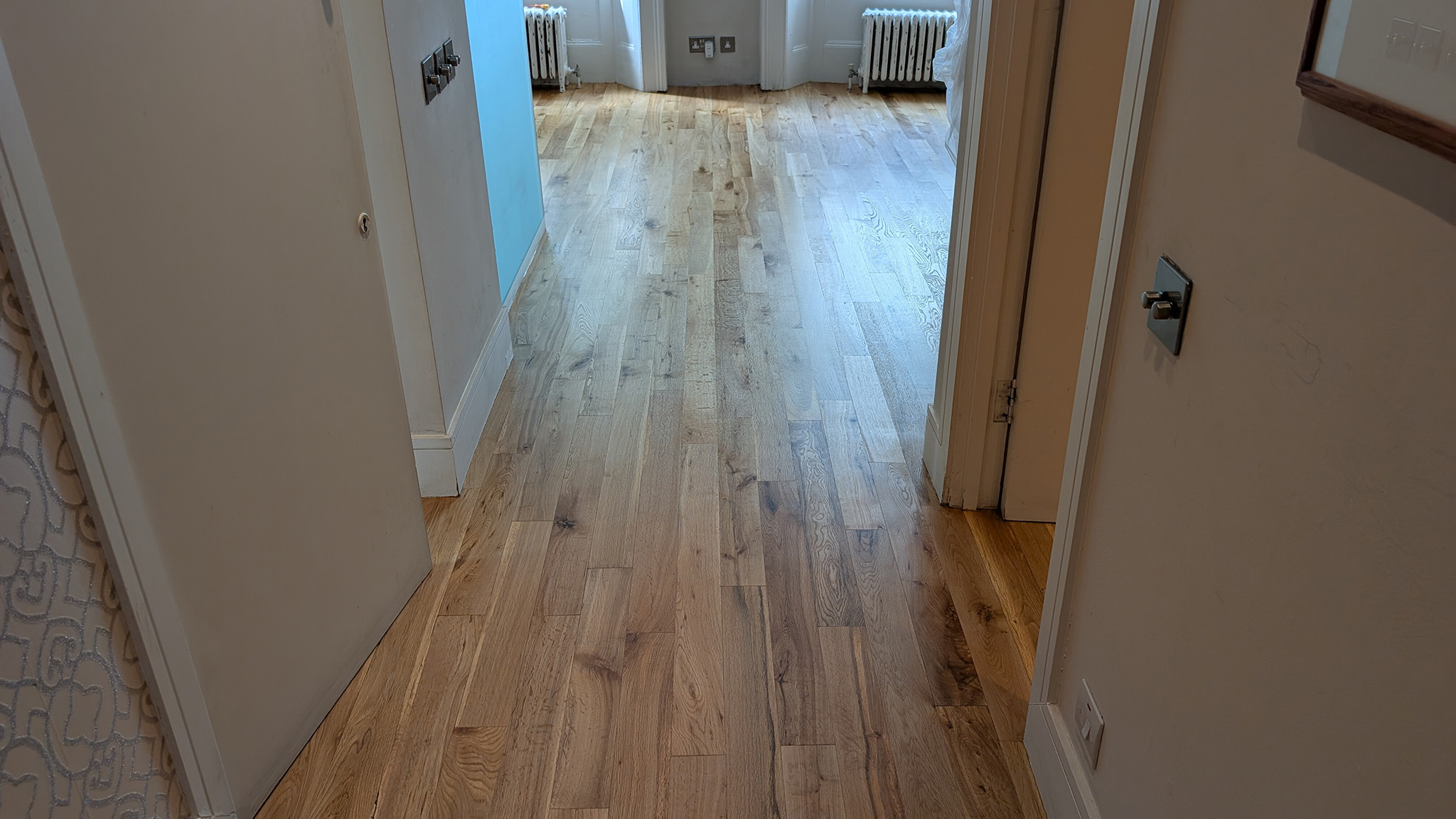 Engineered Oak Flooring Restoration